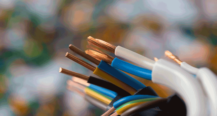 Um monte de fios conectados entre si