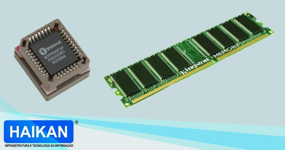 Qual a diferença entre memória RAM e memória ROM? Saiba qual diferença das 2 memórias